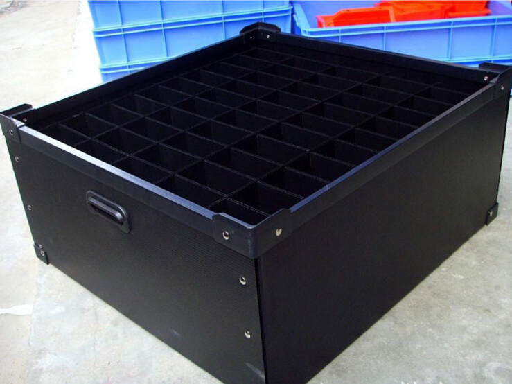 400*300*230mm Static Dissipative Conductive PCB Packing ESD Tray