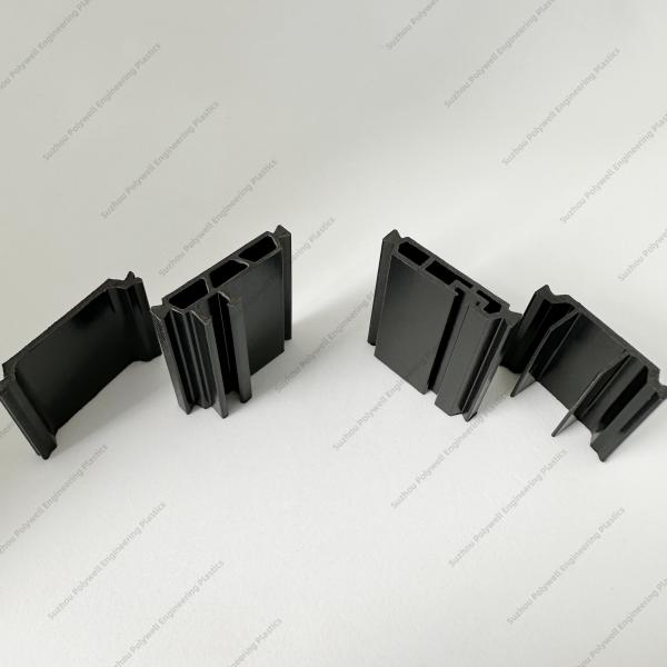 Customized Formula PA66GF25 Extruding Strip Corrosion Resistance For Doors And