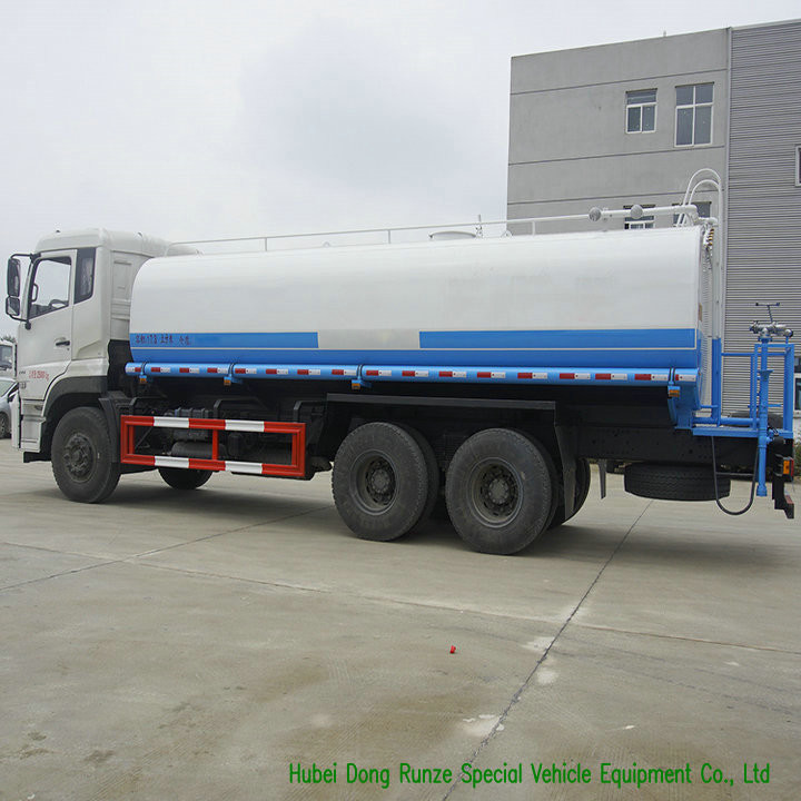 6X4 Road Clean Water Tank Lorry 22000L With Water Pump Sprinkler For Potable Water Delivery and Spray