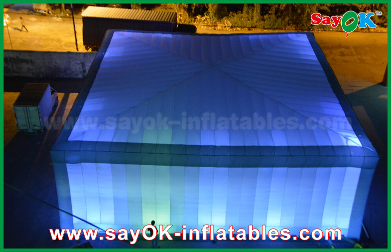 outwell air tent Giant 15x15m Outdoor Inflatable Air Tent / Cube Tent With LED Light For Outdoor