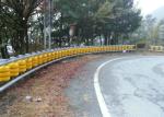 Yellow Red Color Traffic Safety Roller Barrier With Hot Dip Galvanized