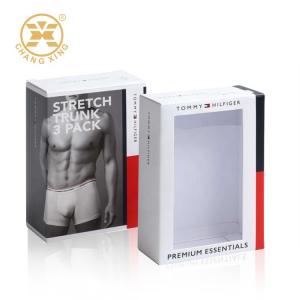 Quality Mens Underwear Cuboid Cardboard Packaging Boxes Kraft Corrugated Mailer Boxes SGS wholesale