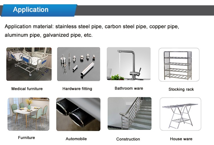 Water Chiller PLC Pipe Fiber Laser Cutter 40mm Clamp For Metal Steel