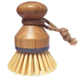 Quality Beech Utensil Cleaner Brush Sisal Bamboo Dish Cleaning Brush 8*4.5cm wholesale