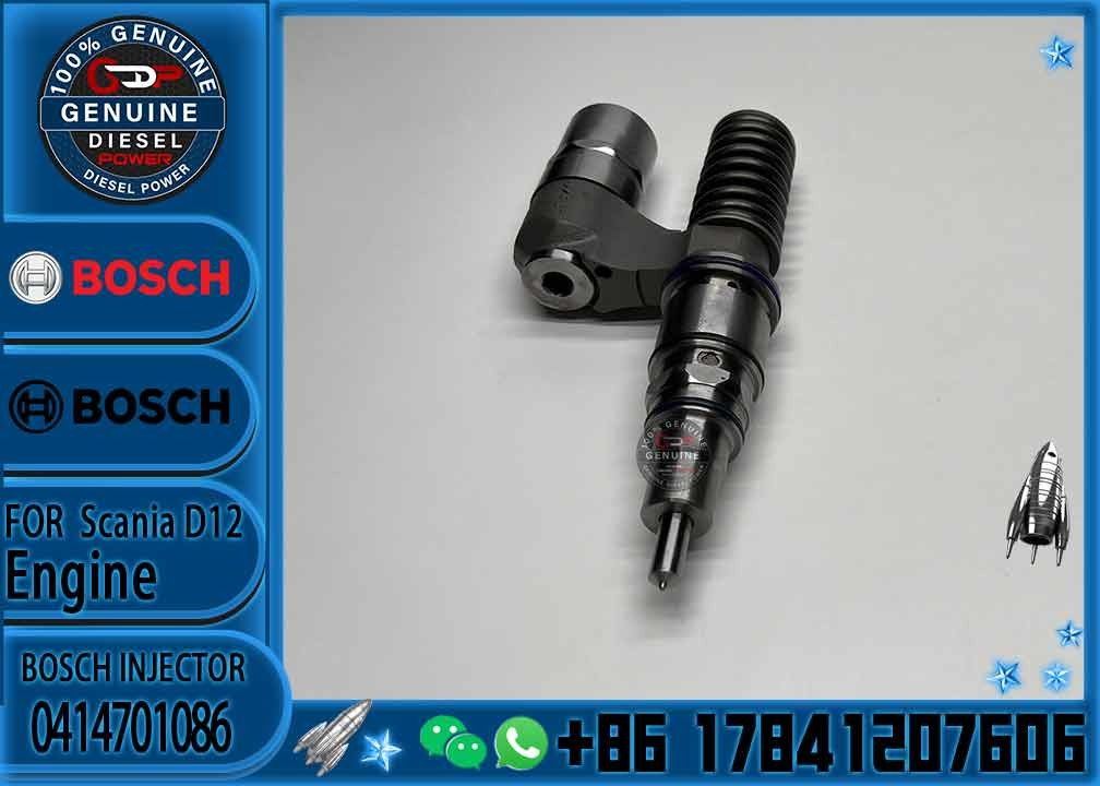 Factory Price Excavator Parts 2599428 0414701086 Common Rail Injector For DC9.50 Diesel Engine with High Quality 259-942