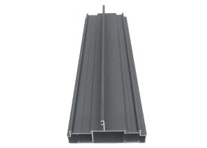 Quality Powder Coating Gray Aluminium Window Extrusions Wind Resistance wholesale