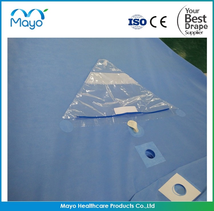CE Approved Disposable Sterile Urology Surgical Drape Sheet Sets TUR Pack