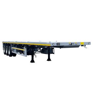 Quality 30 Tons, 40 Tons, 50 Tons, 60 Tons Container Flatbed Truck Semi-Trailer Machinery And Equipment Transport Building Materials wholesale