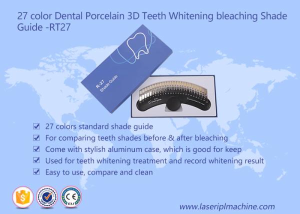 Cheap RT27 3d Teeth Whitening Bleaching Shade Guide 27 Color CE Certification for sale