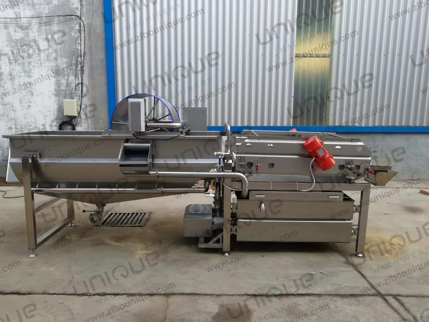 Stainless Steel 304 Herb Washing Cutting Grinding Machine for Herbs