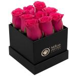 128g Flower Gift Square Cardboard Boxes With Lids CMYK