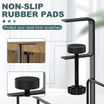 Under Desk Cable Management Tray Steel Mesh Cable Organizer for Storage Holders