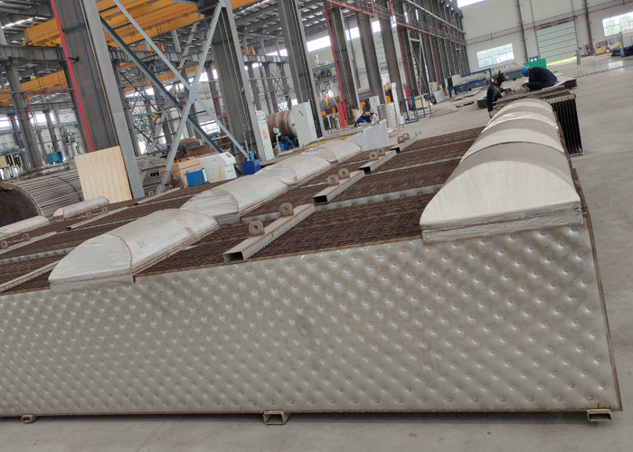0.8mm Fully Welded Pillow Plate Heat Type Exchanger Milk For Immersion Chillers