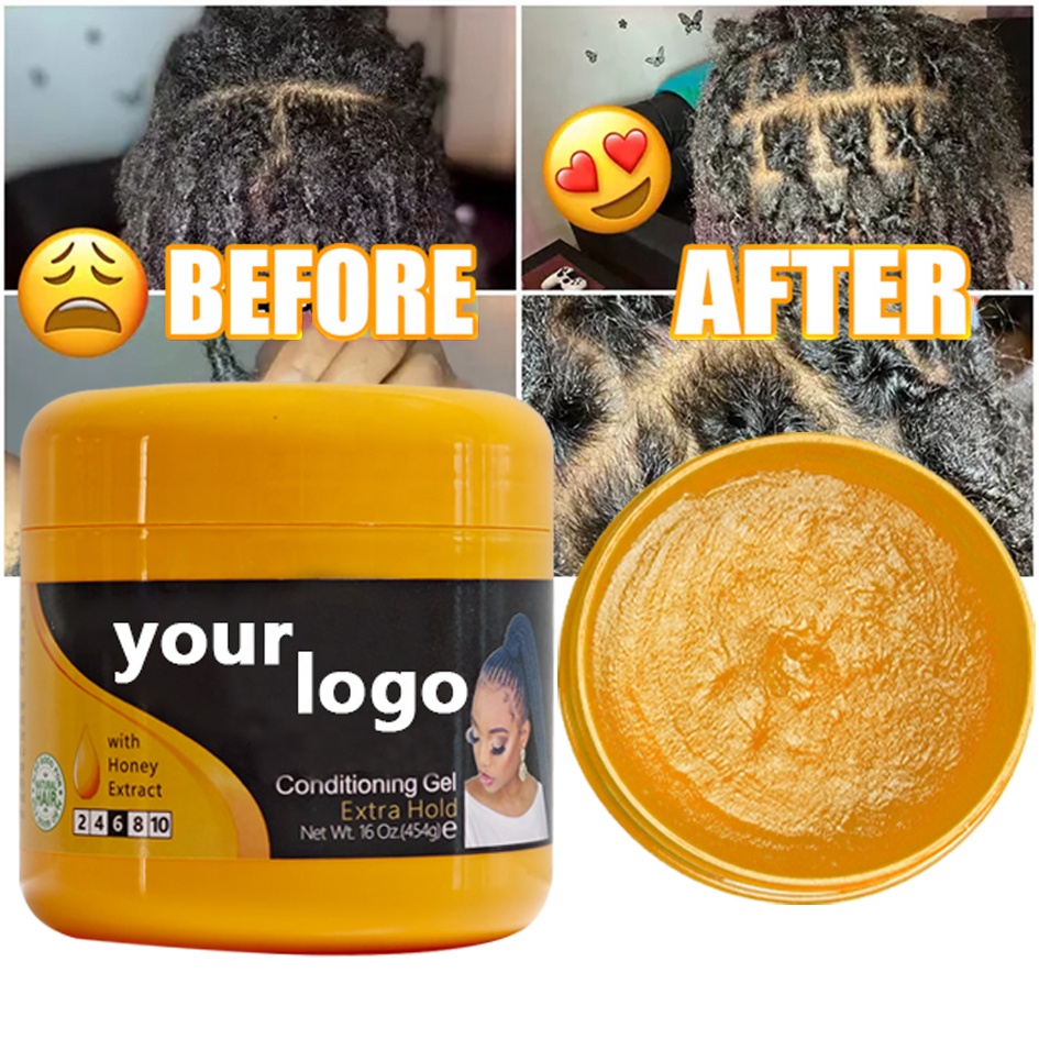 Private Label Hair Styling Neat Braid Conditioning Pomade Shine Jam Magic Fingers Hair Gel