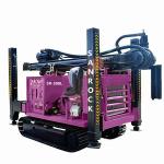 Water Drilling Rig Crawler 300m Hydraulic Rotary Bore hole Deep Well Drilling