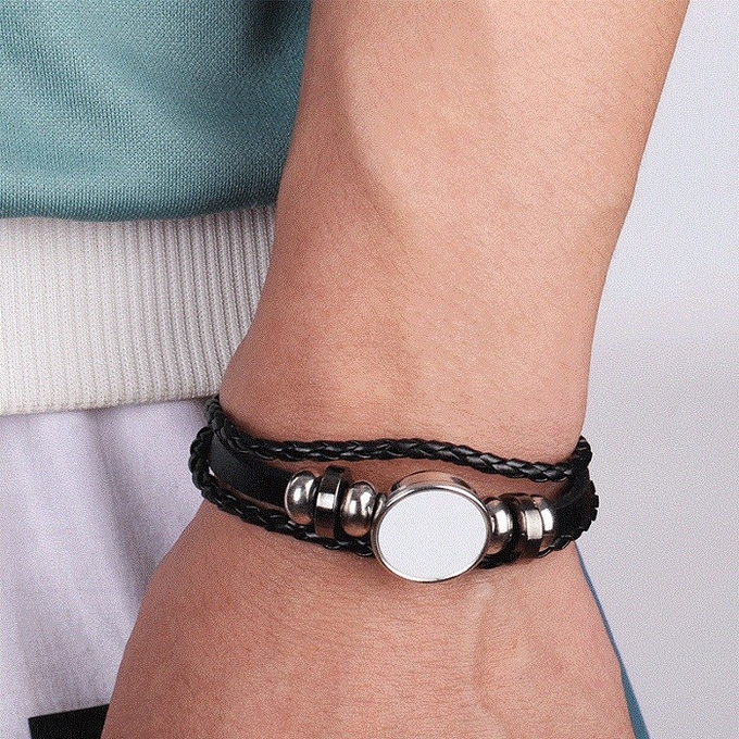 Sublimation Blank Rope Bracelets Photo Bracelet For Sublimation Printing