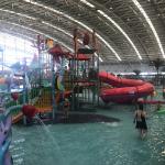 Customized Splash Water Playground Outdoor Fiberglass Water Slides