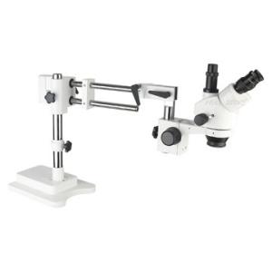 Quality Binocular Boom Stand Stereo Zoom Microscope Double Arm For PCB Inspecition wholesale
