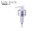 PP Material Plastic lotion dispenser pump ribbed smooth aluminum 1.2cc SR-303