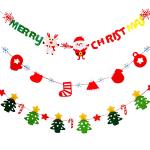 2mm Thickness Felt Banner For Christmas Party Decoration
