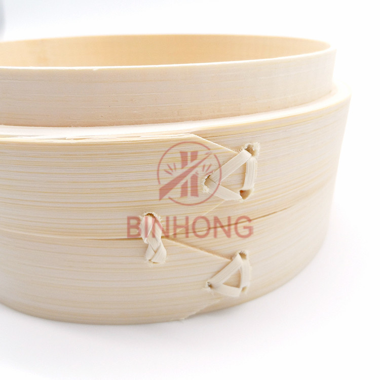 Natural Moso Bamboo Dim Sum 10inch Kitchen Steamers Cooking