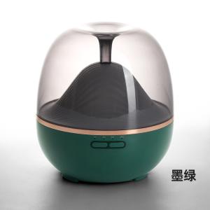 China 600ml Wholesale Decorative Wireless Wood Grain Ultrasonic Scented Essential Oil Room Aroma Diffuser Colorful LED Light on sale