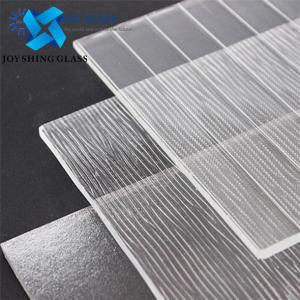Quality Custom Embossed Wall Partition Glass , Water Ripple Glass For Building wholesale