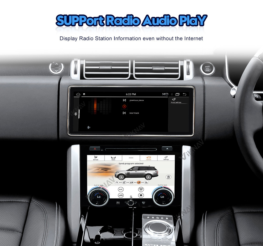 2Din Range Rover Car Stereo GPS Navigator For Right Hand Driving Type