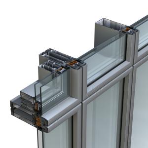 Quality Facade Large Aluminum Profiles For Structural Glazing Curtain Wall wholesale