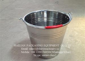 Quality Stainless Steel Milk Bucket For Liquid Transporting , Steel Milk Pail wholesale