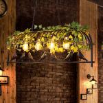 Vintage Bird Iron chandelier American Industrial Cafe Personality E27 Decor