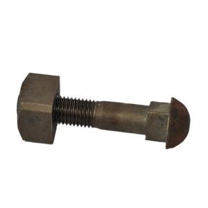 Quality Grade 5.8 8.8 Black Square Head Lag Bolts For Track Fishtail ODM wholesale
