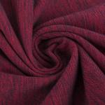 Rough 210gsm Polo Shirt Material , 32S Slub Cotton Fabric Double Face