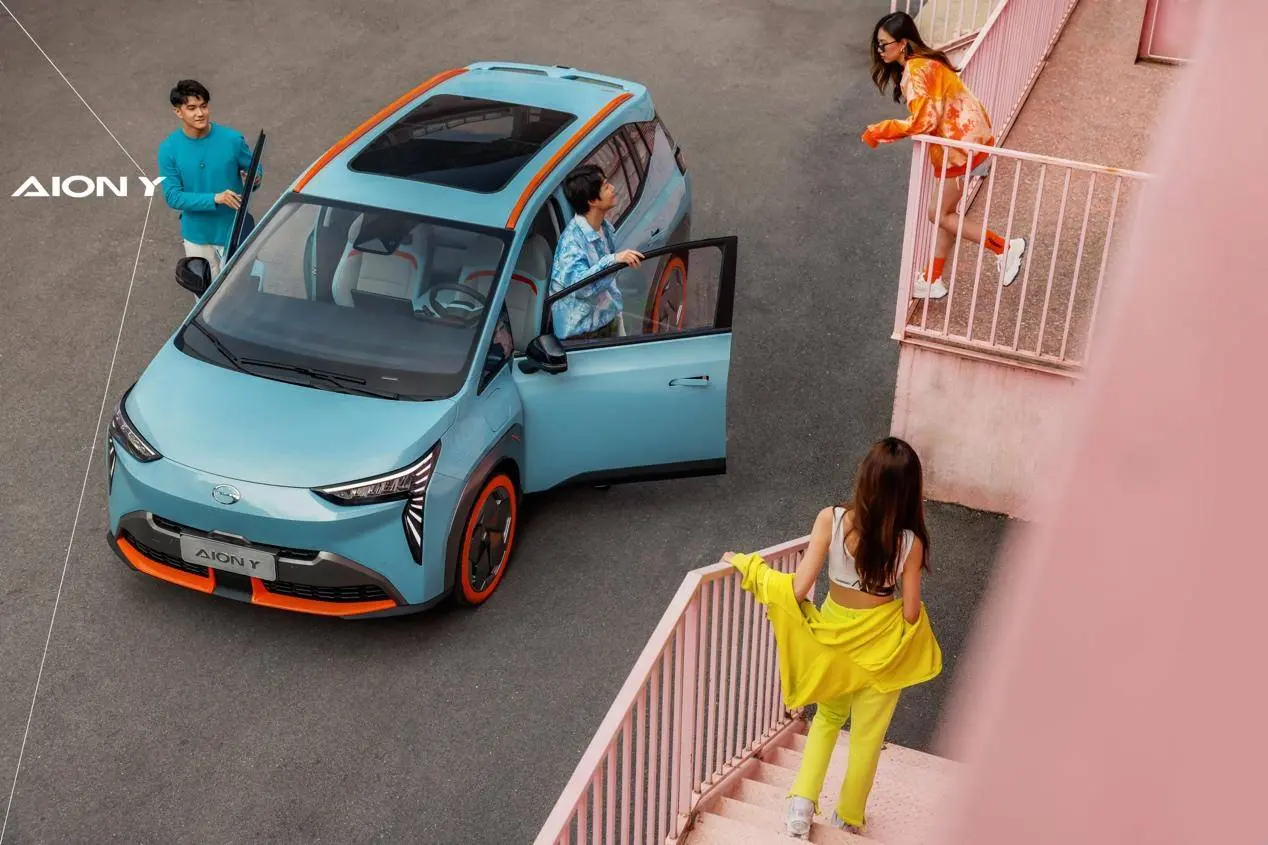 2023 Aion Y EV Enjoy Edition Electric Car Vehicle with 184 HP 135 kW Engine and Max. Speed of 150 km/h