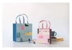 Christmas CMYK 32x11x25cm 40g Non Woven Bags Are Eco Friendly