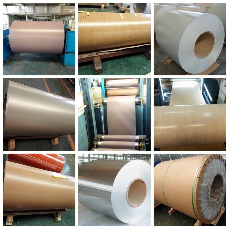 Customized AA1100 Color Coated Aluminum Coil 0.06 ~ 1MM Thick Sound Insulation