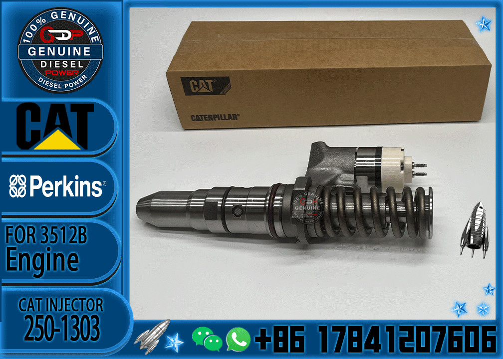 250-1303 High Quality Generic Remanufactured fuel injector 250-1303 2501303 10R-1276 for engine 994D Common rail Injecto