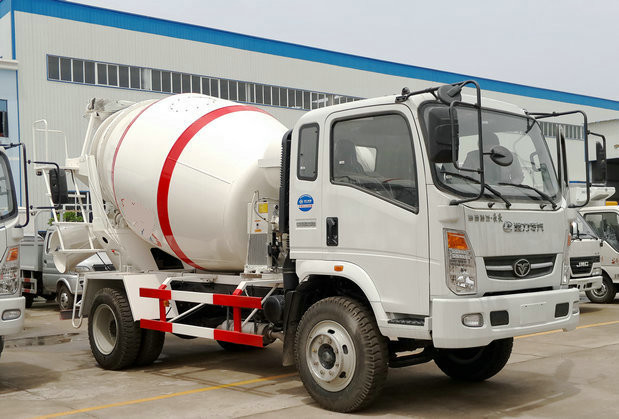 HOMAN 4x2 Mobile Concrete Mixer Truck For Transport With 4m3 Load Capacity