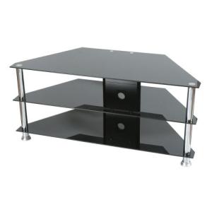 Quality new black tempered glass tv stands xyts-004 wholesale