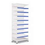 Steel Pharmacy Medicine Display Racks Single Sided Pull Out