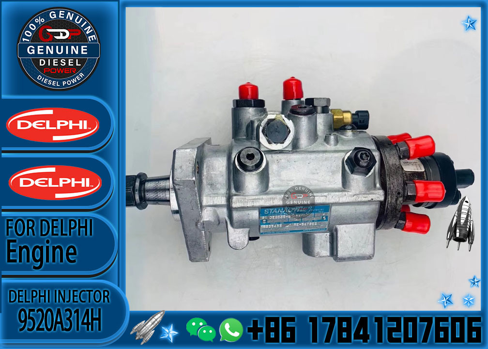 9520a314h For JCB Excavator Diesel Fuel Injector Pump 1545 9520A314H 320/06940 For DELPHI Fuel Pump