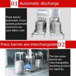 304 Stainless Steel Hydraulic Cold-Press Juicer for Commercial Orange Juice