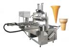 Stainless Steel Cone Baker Machine , Commercial Wafer Cone Maker 23KW Power