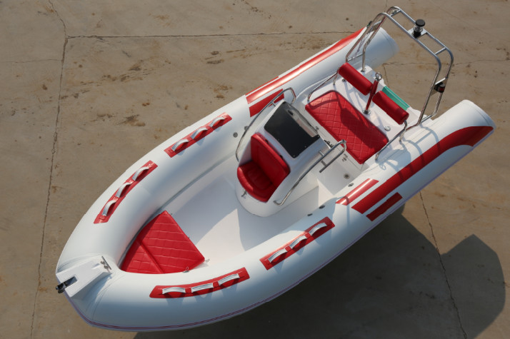 2022 6 persons fiberglass hull rib boat rib480B more colors with fuel tank