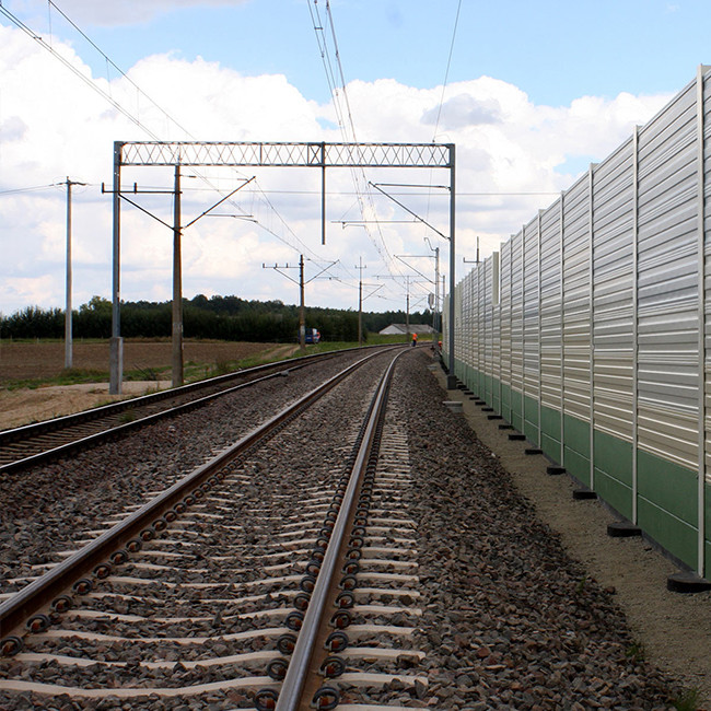 Noise Barrier Fence Perforated Aluminum Acoustic Panels For Highway