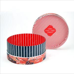 Quality Luxury Custom Logo Round Gift Flower Box with double-layer rotating wholesale