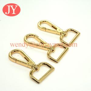 Quality jiayang gold color 32mm swivel snap hook for purse / handbags wholesale