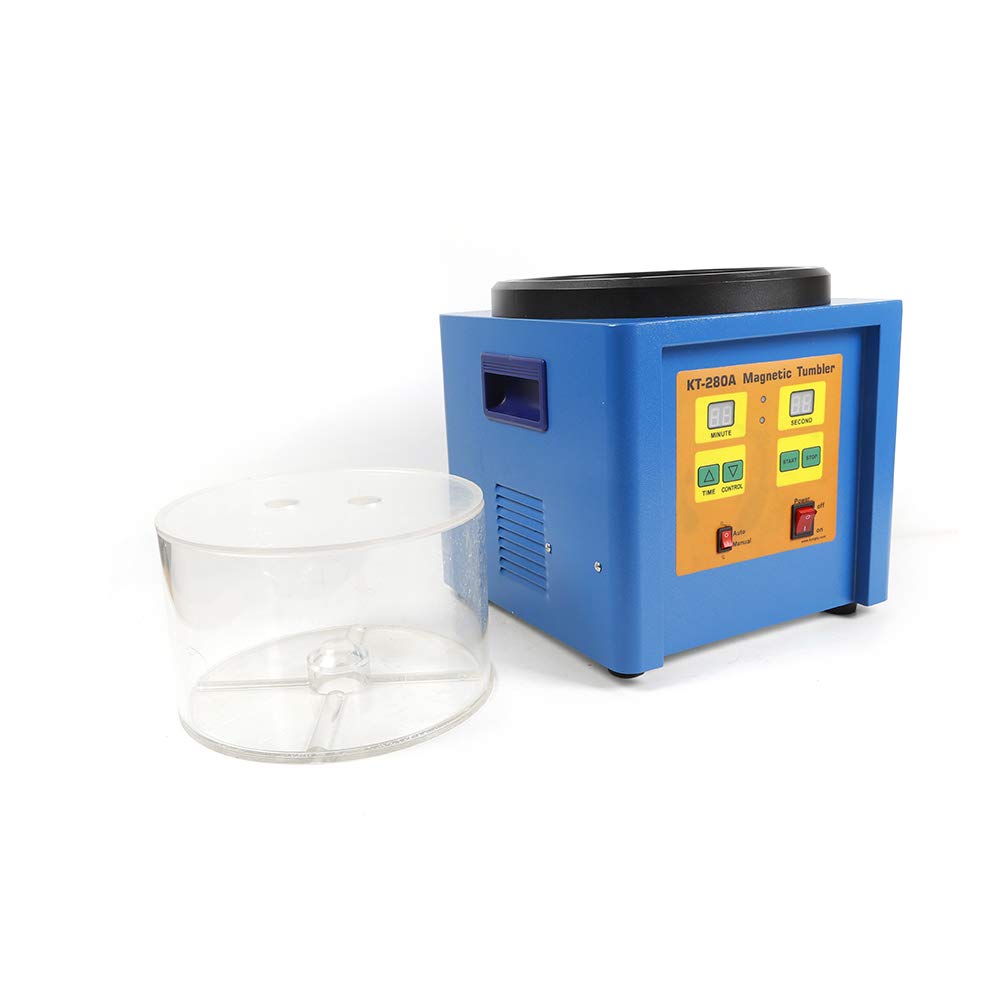 550W Jewelry Polishing Machine 2800rpm Magnetic Tumbler Polishing Machine