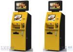 Cash Dispenser Medical Healthcare Kiosk 22 Inch LCD Advertisng Display For