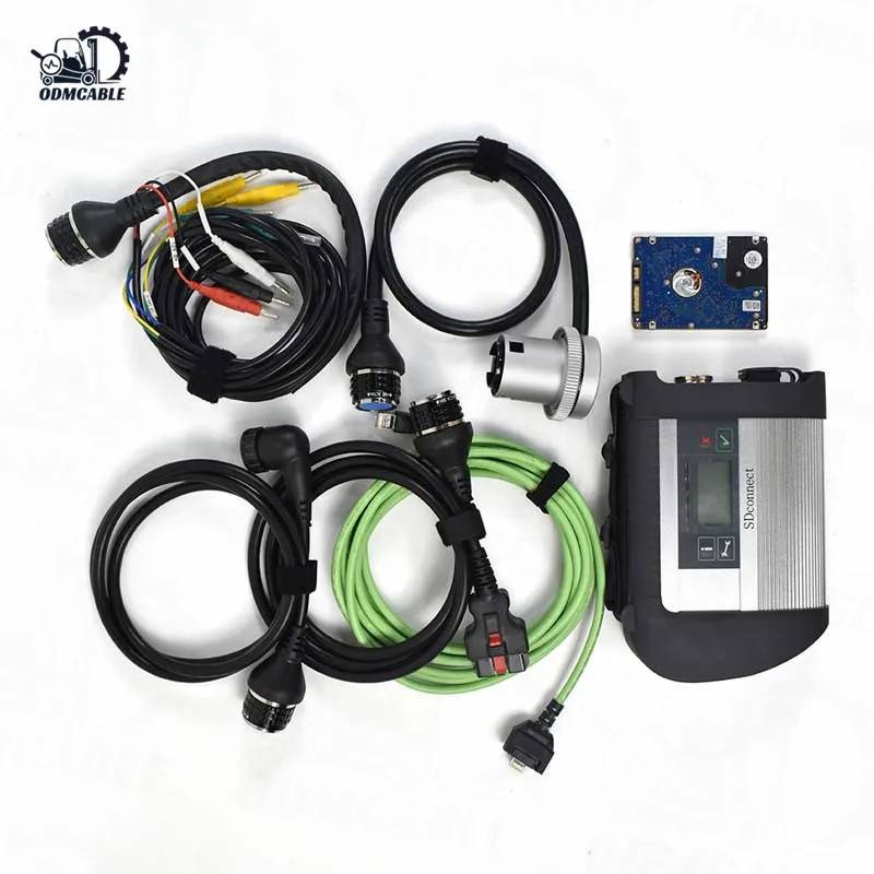 For Benz MB STAR C4 Multiplexer SD Connect Xentry DAS WIS EPC for Truck Car Bus Diagnostic Tool+F110 Tablet